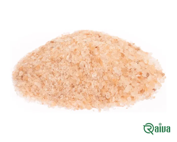 A heap of fine pink rock salt