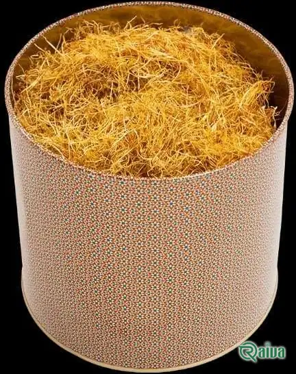 A heap of pale yellow and orange saffron styles (view 3)